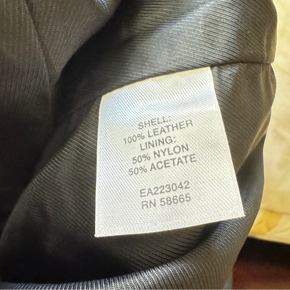 Classiques Entier Atelier Black Genuine Leather Jacket Size XL - Picture 8 of 9